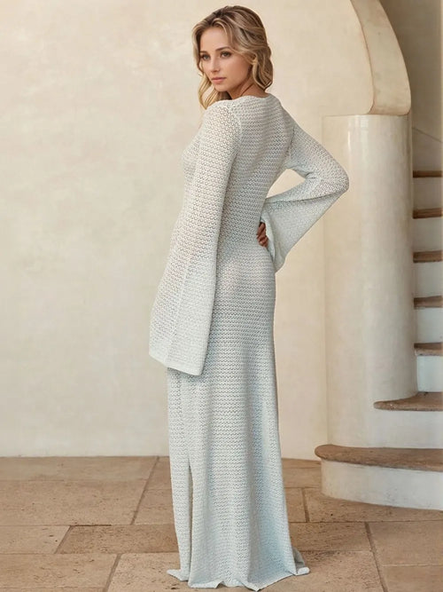 Beach-Cover-Up-with-Split-&-Flare-Sleeves-Sarunna