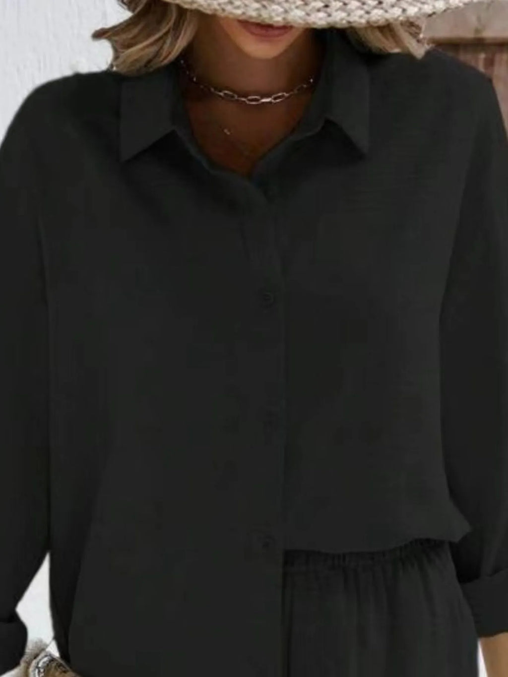 Button-Down-Shirt-and-Shorts-Set-Sarunna