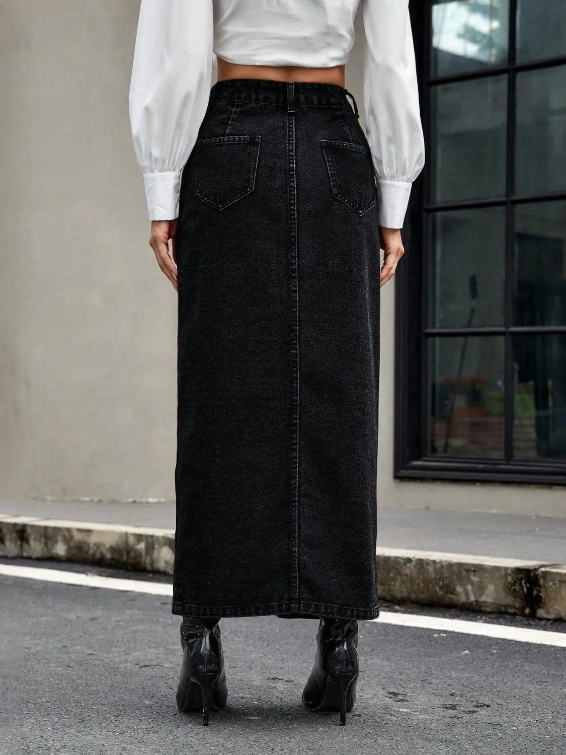 Button-Front-Denim-Skirt-Sarunna