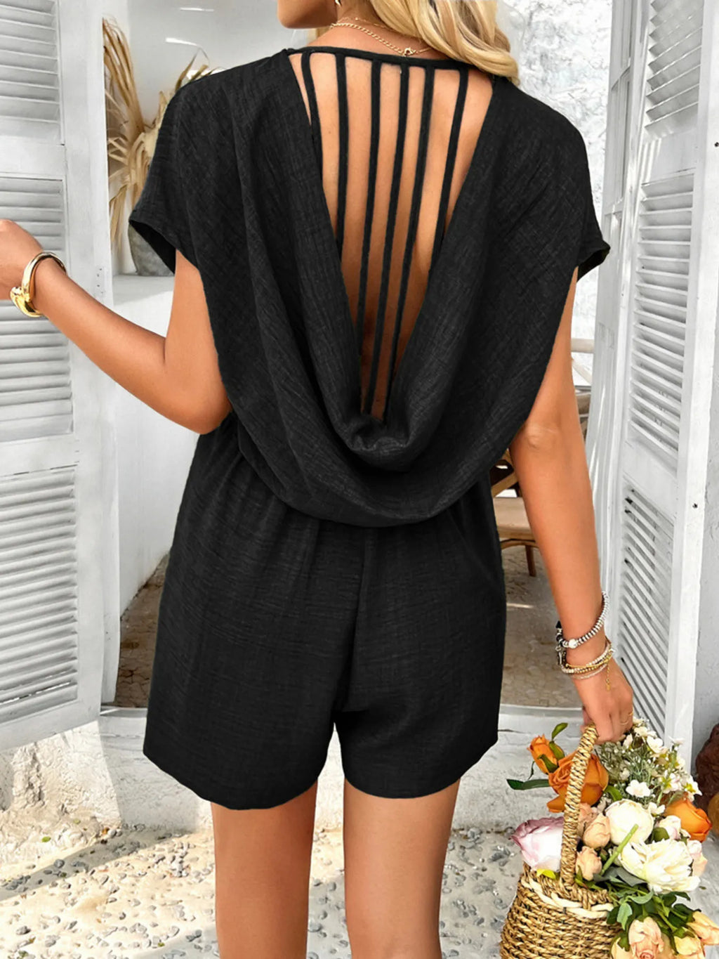 Casual-V-Neck-Short-Sleeve-Jumpsuit-with-Pocket-Sarunna