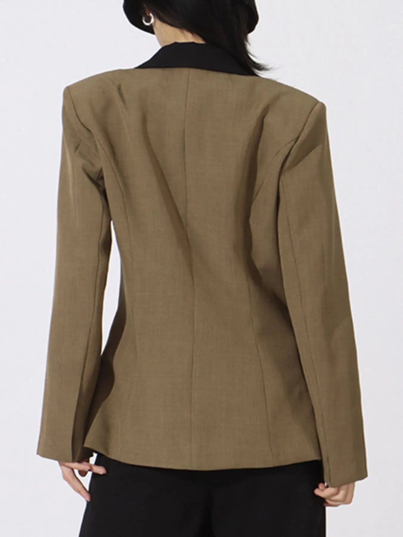 Contrast-Lapel-Collar-Long-Sleeve-Blazer-Sarunna