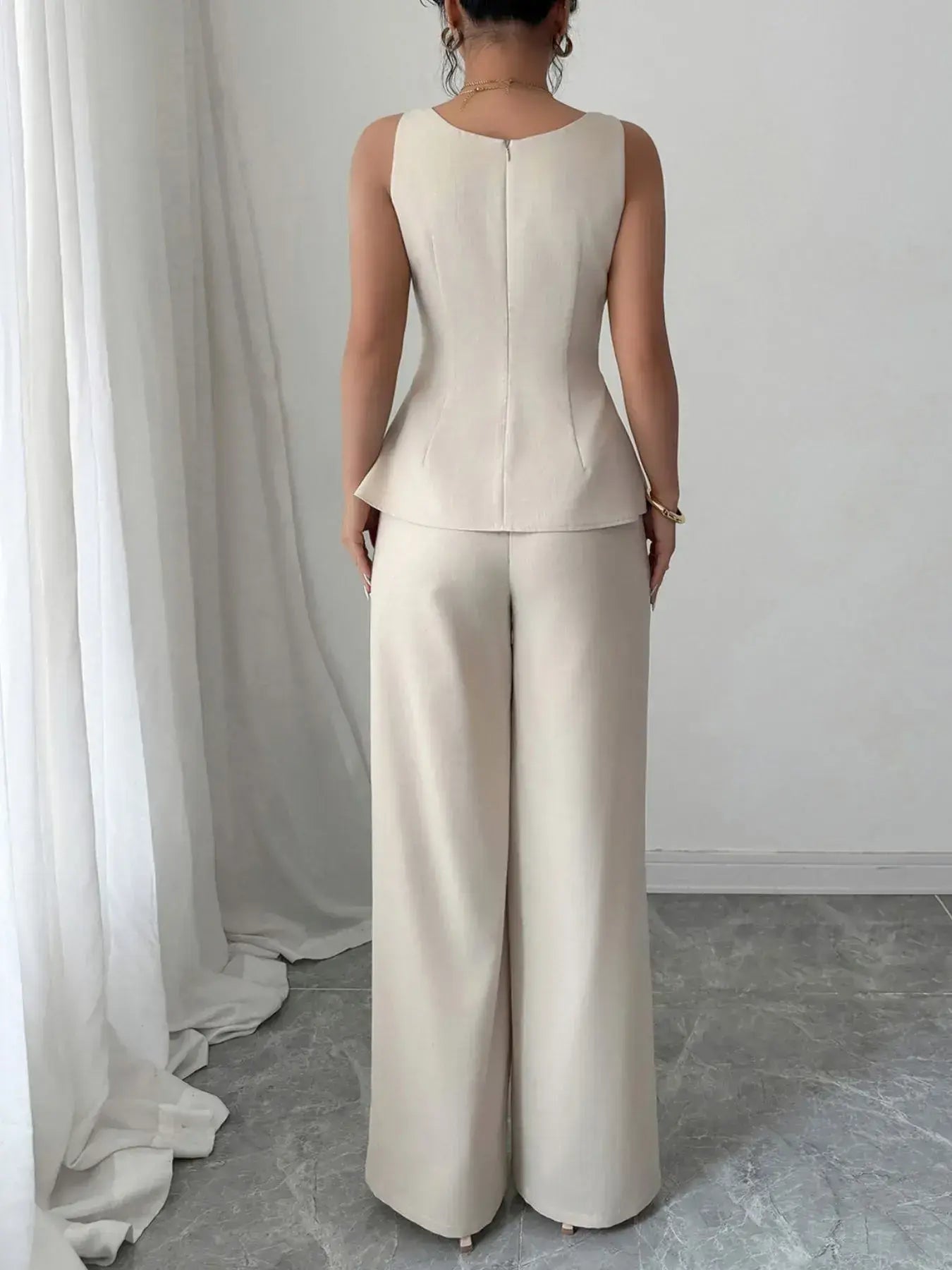 Contrast-Neck-Top-&-Wide-Leg-Pants-Set-Sarunna