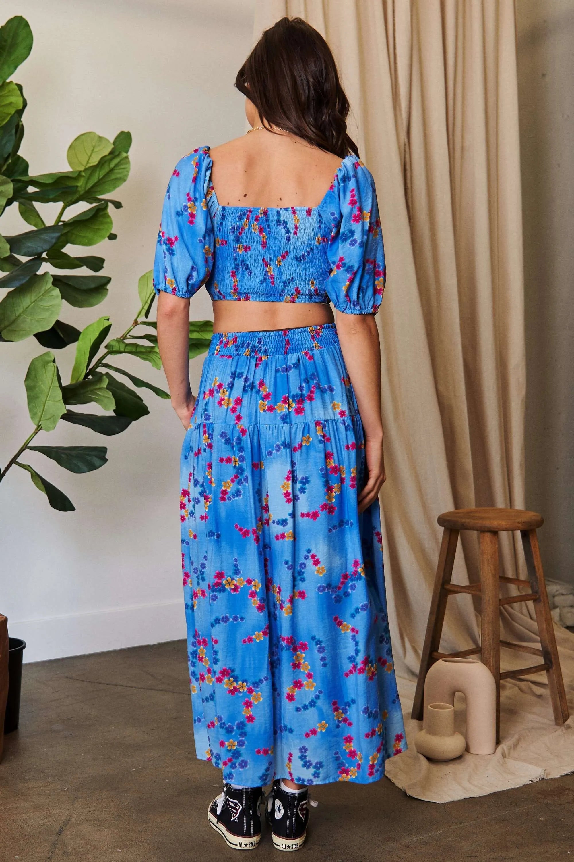 Davi-&-Dani-Puff-Sleeve-Smocked-Crop-Top-Sarunna