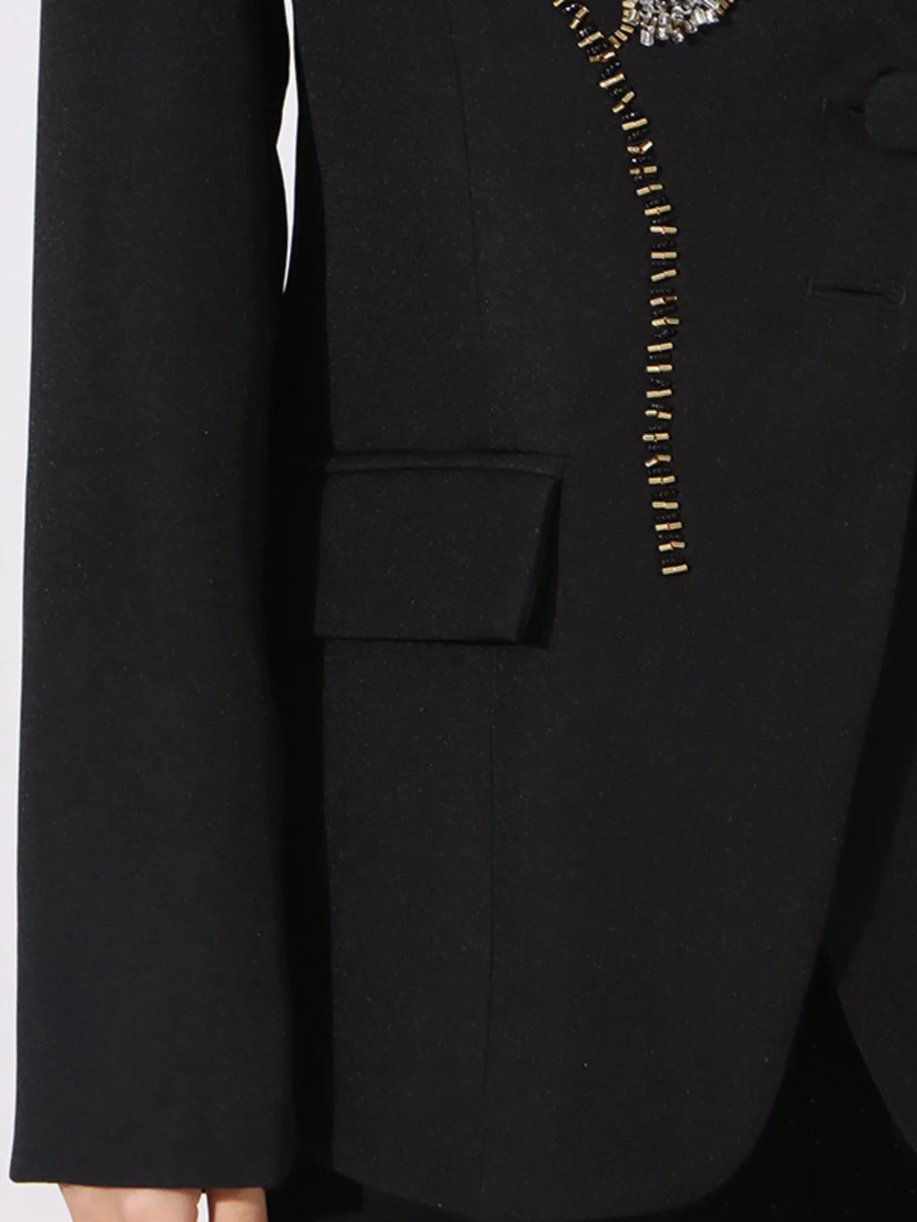 Flower-Button-Front-Long-Sleeve-Blazer-Sarunna