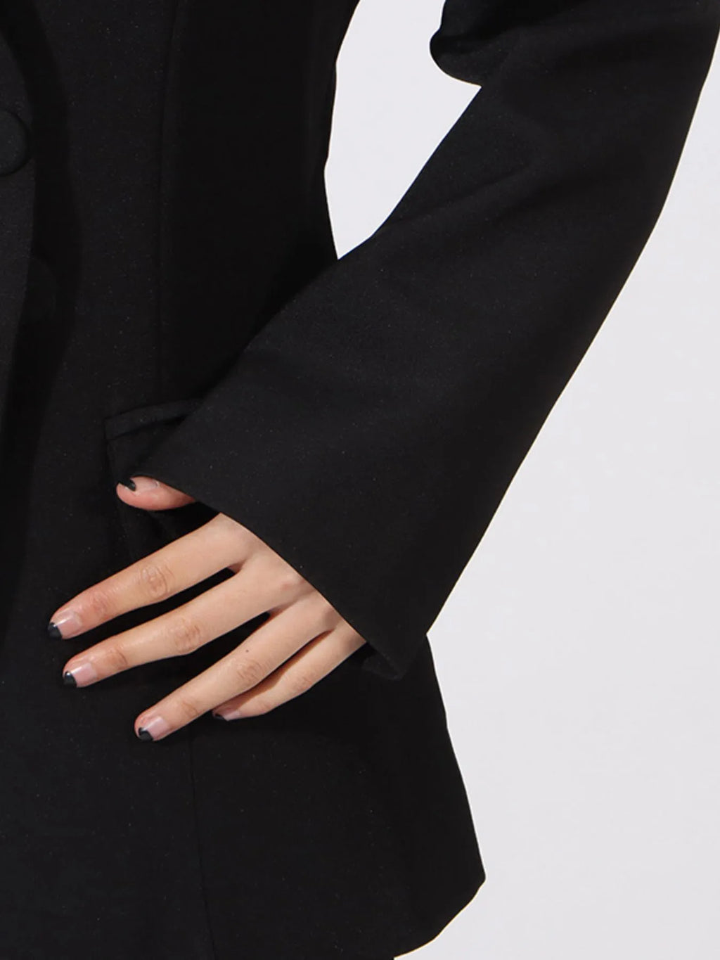 Flower-Button-Front-Long-Sleeve-Blazer-Sarunna