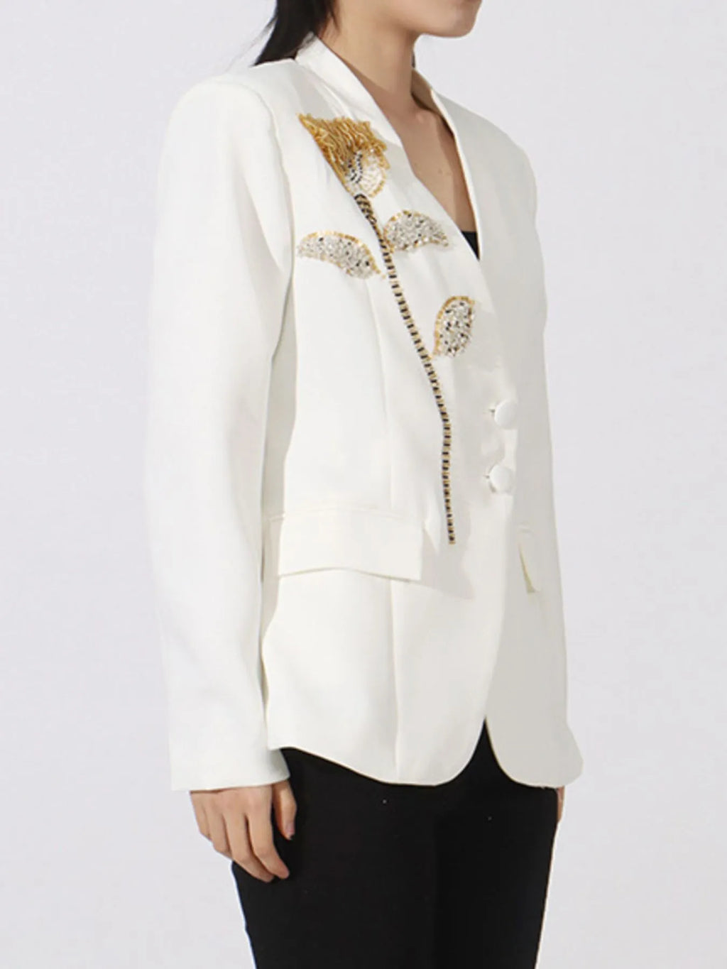 Flower-Button-Front-Long-Sleeve-Blazer-Sarunna
