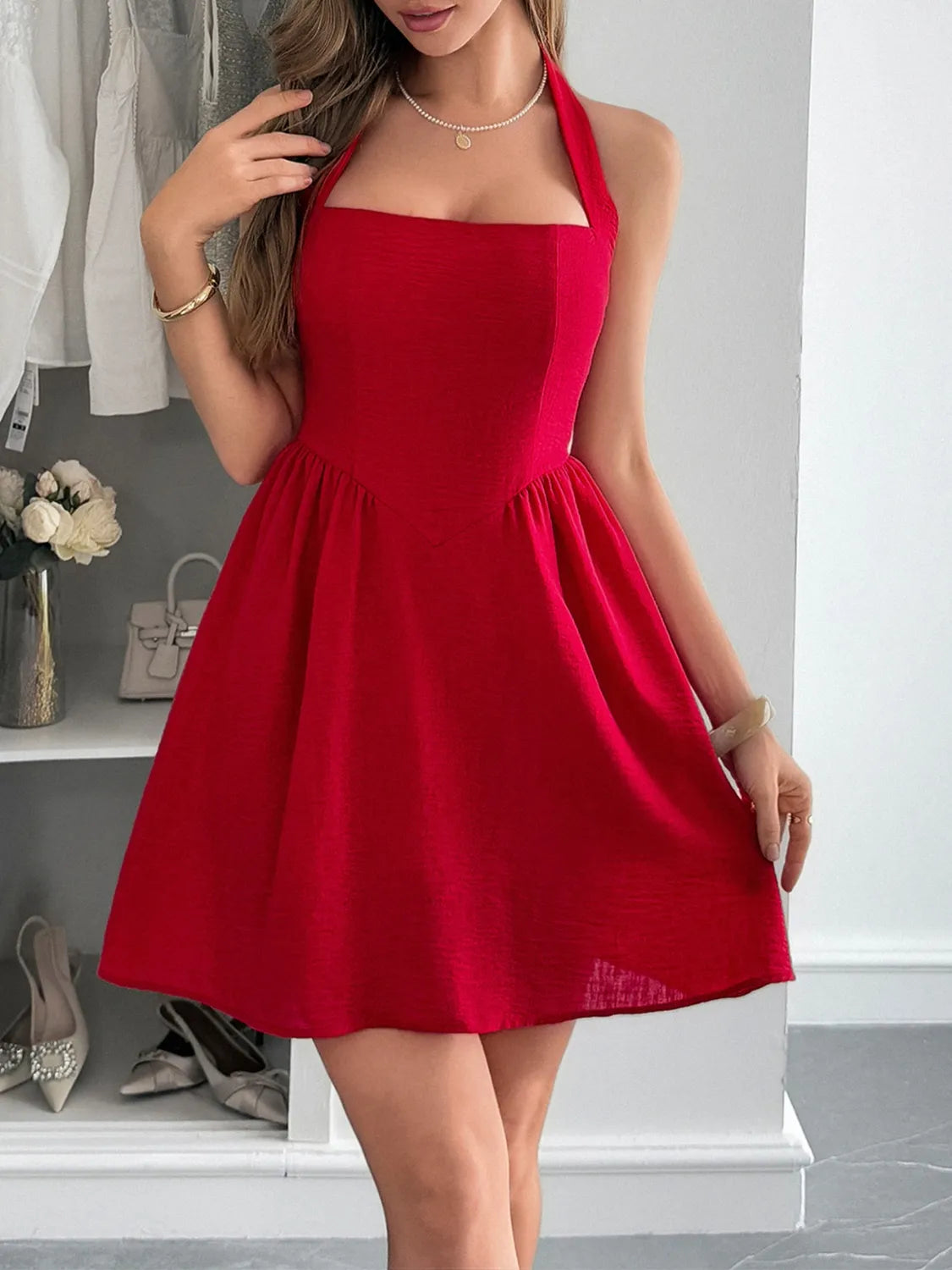 Halter-Neck-Summer-Mini-Dress-Sarunna