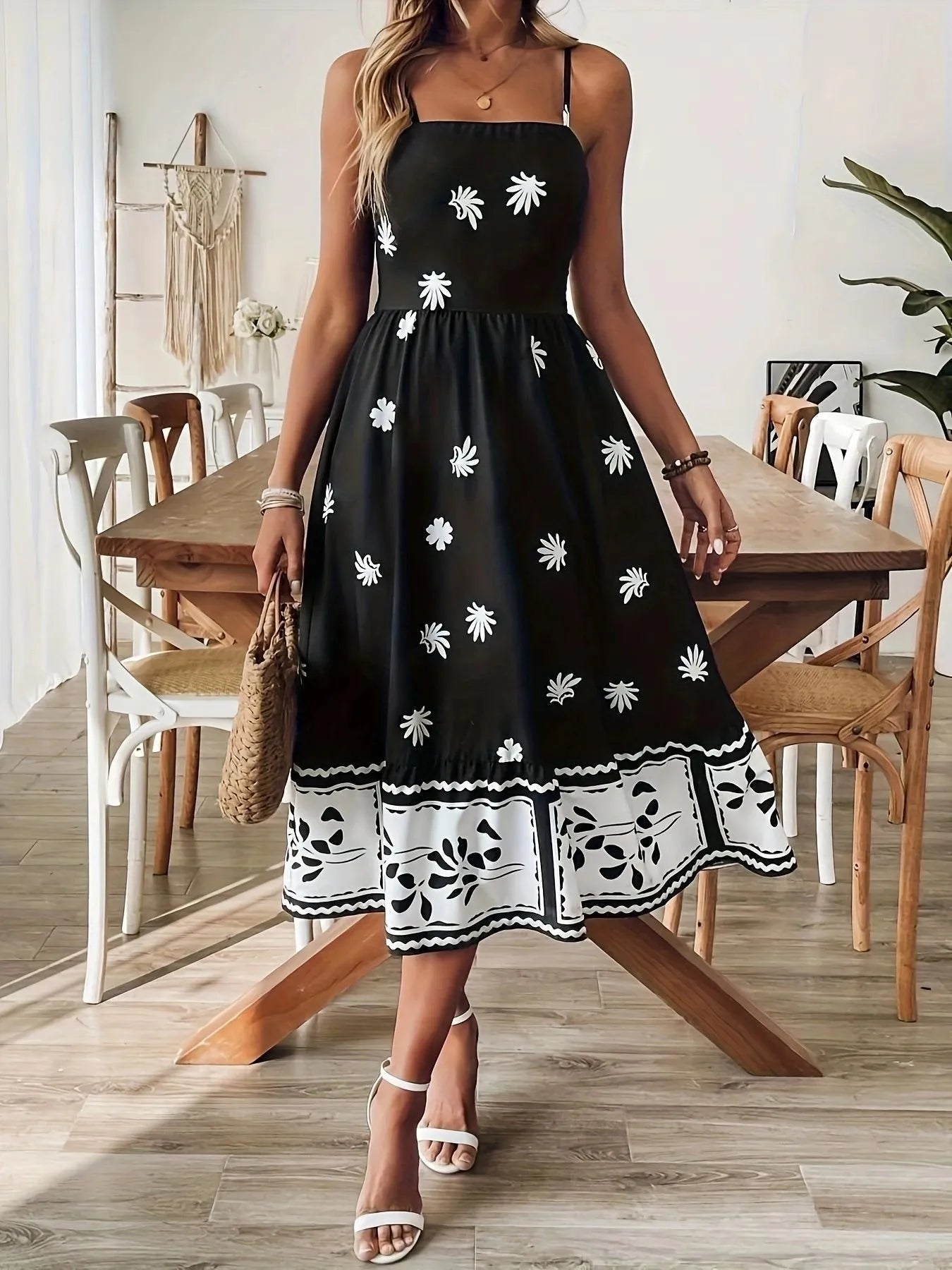 Midi-Dress-with-Thin-Straps-Sarunna