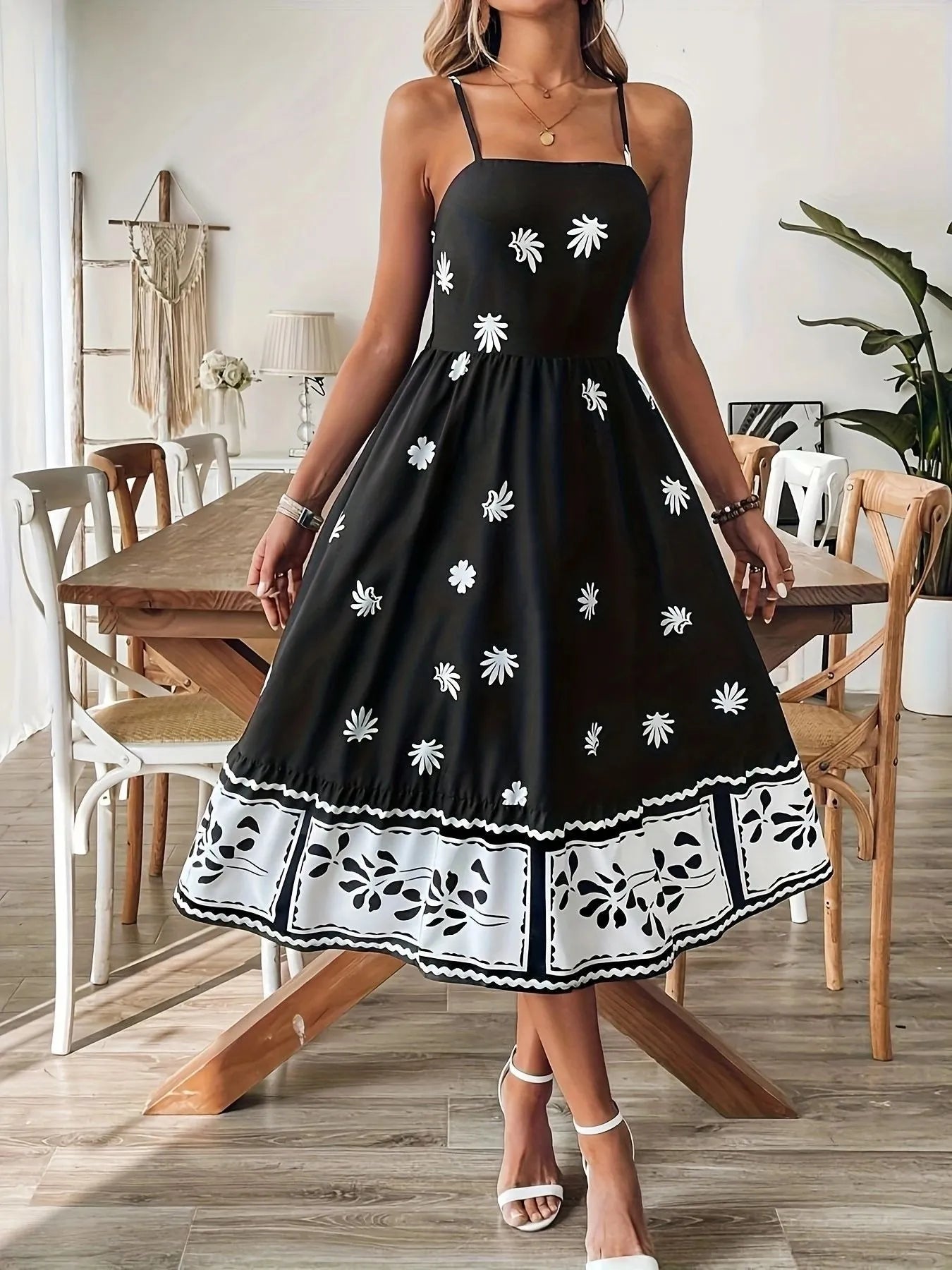 Midi-Dress-with-Thin-Straps-Sarunna