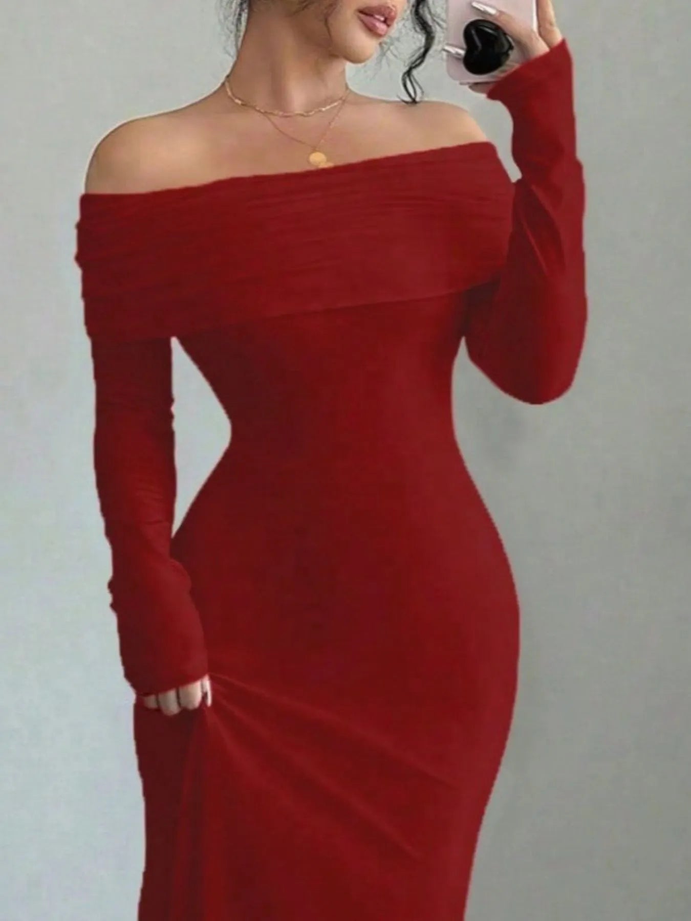 Off-Shoulder-Long-Sleeve-Bodycon-Maxi-Dress-Sarunna