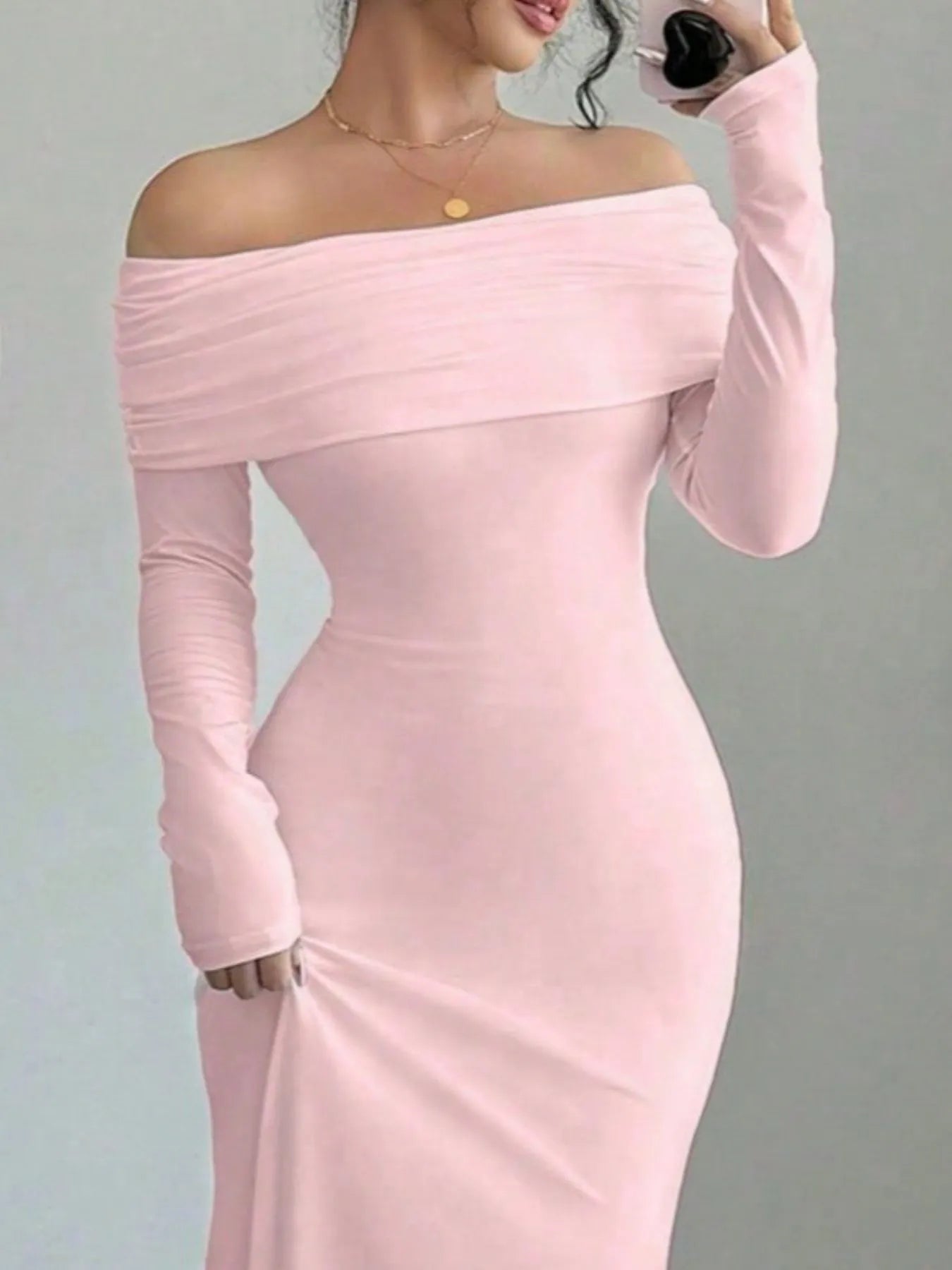 Off-Shoulder-Long-Sleeve-Bodycon-Maxi-Dress-Sarunna