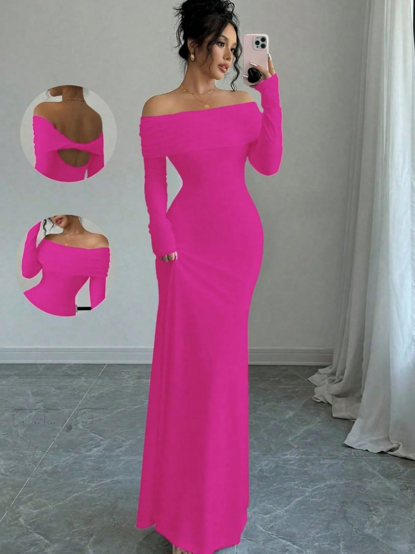 Off-Shoulder-Long-Sleeve-Bodycon-Maxi-Dress-Sarunna