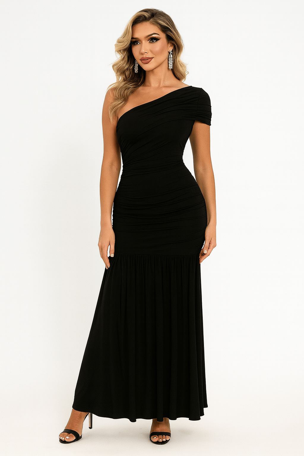 One-Shoulder-Ruched-Maxi-Dress-Sarunna