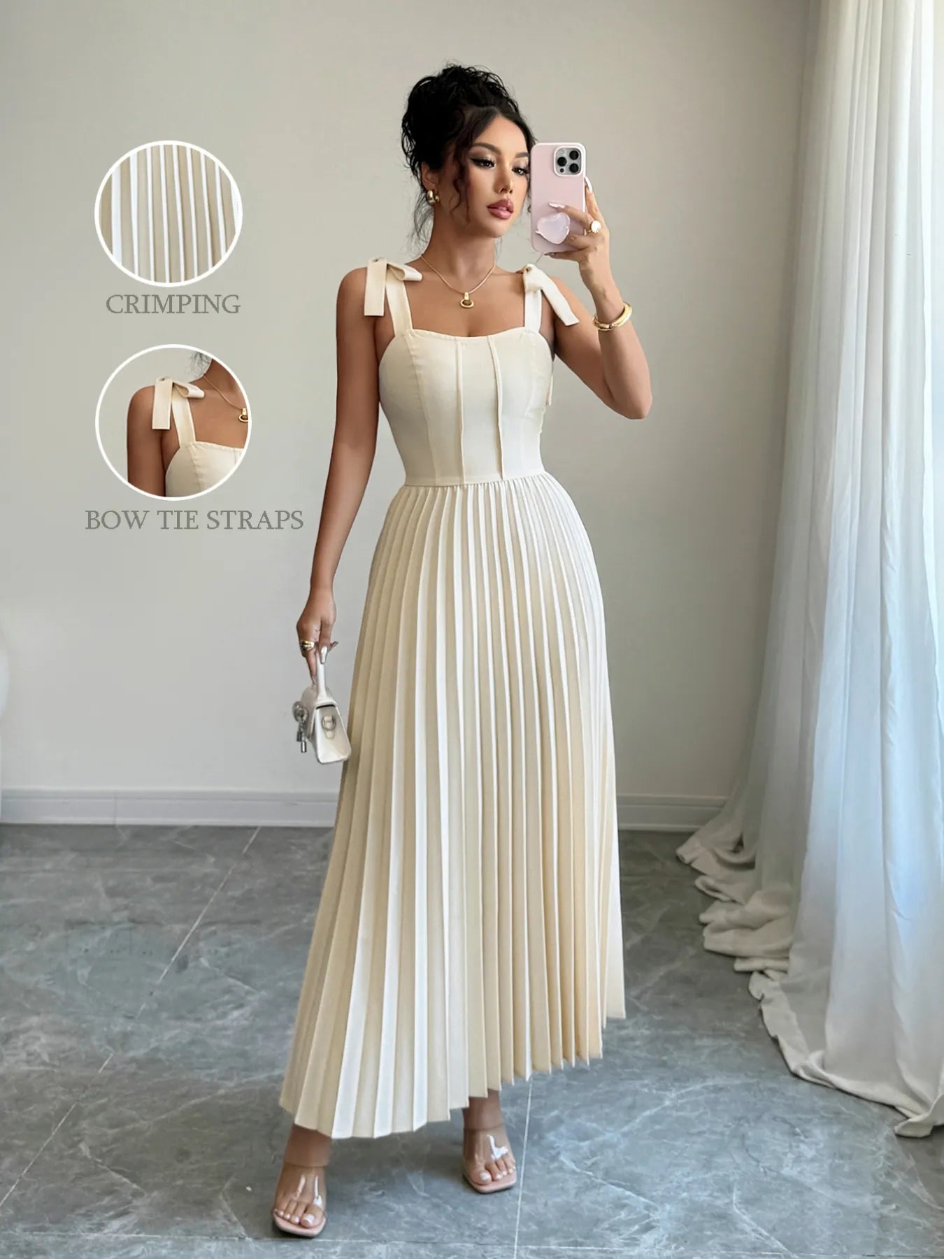 Pleated-Tie-Shoulder-Maxi-Dress-Sarunna