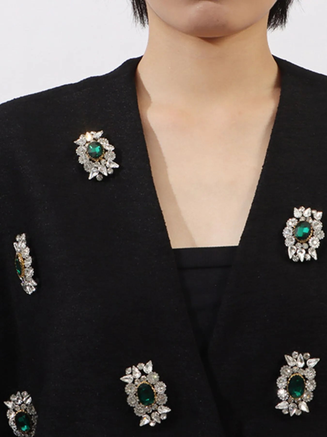 Plus-Size-Rhinestone-Relaxed-Fit-Vest-Coat-Sarunna