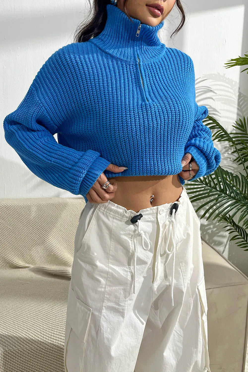 Quarter-Zip-Sweater-with-Drop-Shoulder-Sarunna