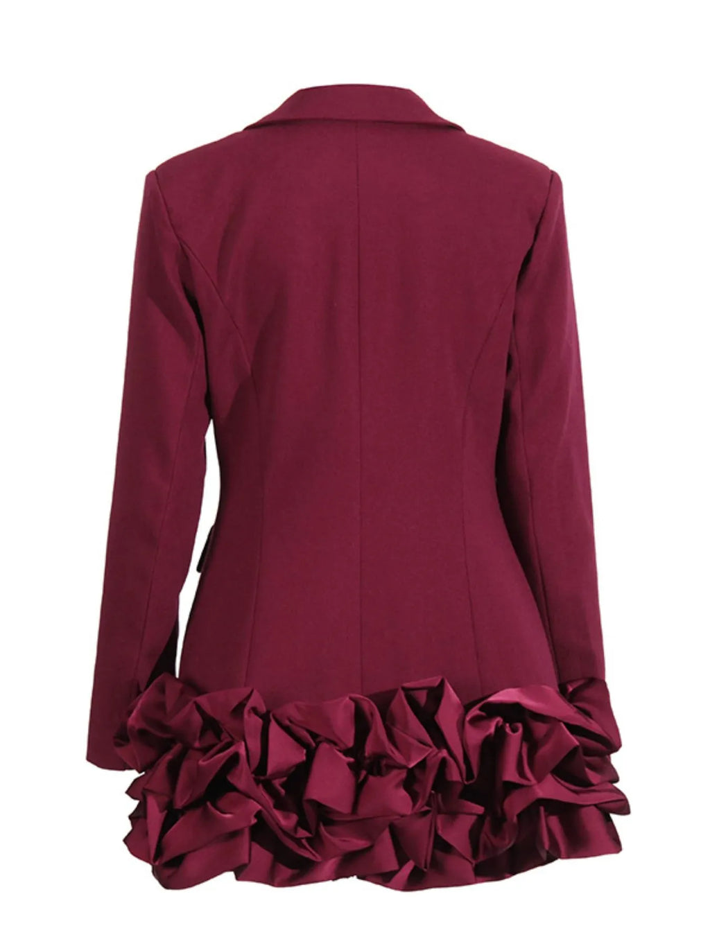 Ruffle-Hem-Double-Breasted-Blazer-Dress-Sarunna