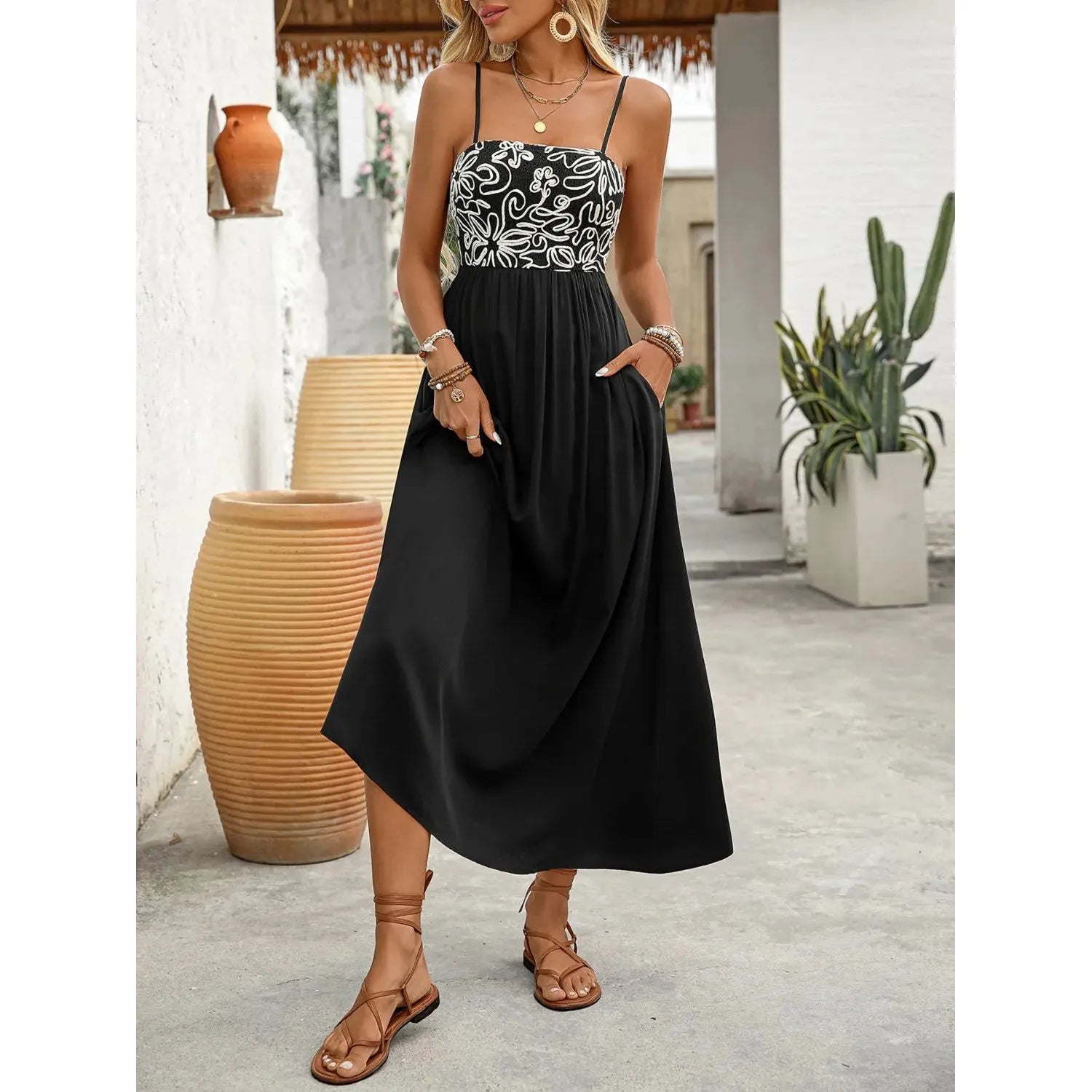 Smocked-Midi-Cami-Dress-with-Pockets-Sarunna