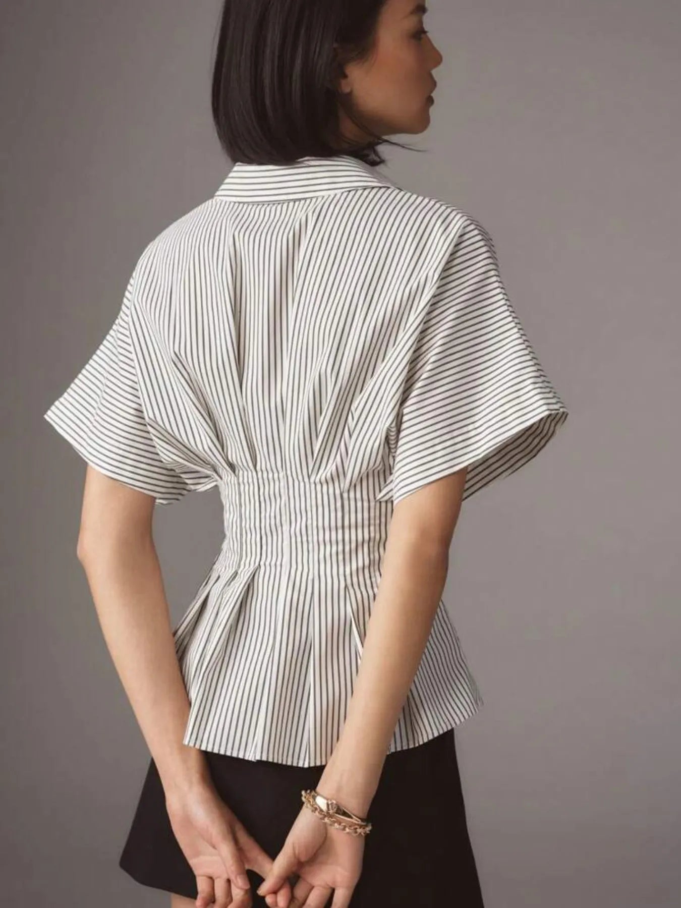 Striped-Short-Sleeve-Button-Up-Shirt-Sarunna