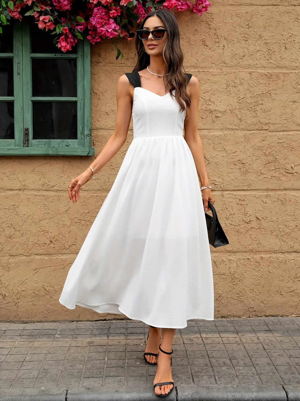 Sweetheart-Neck-Midi-Dress-with-Wide-Straps-Sarunna