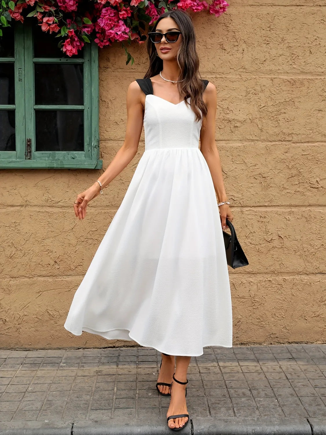 Sweetheart-Neck-Midi-Dress-with-Wide-Straps-Sarunna
