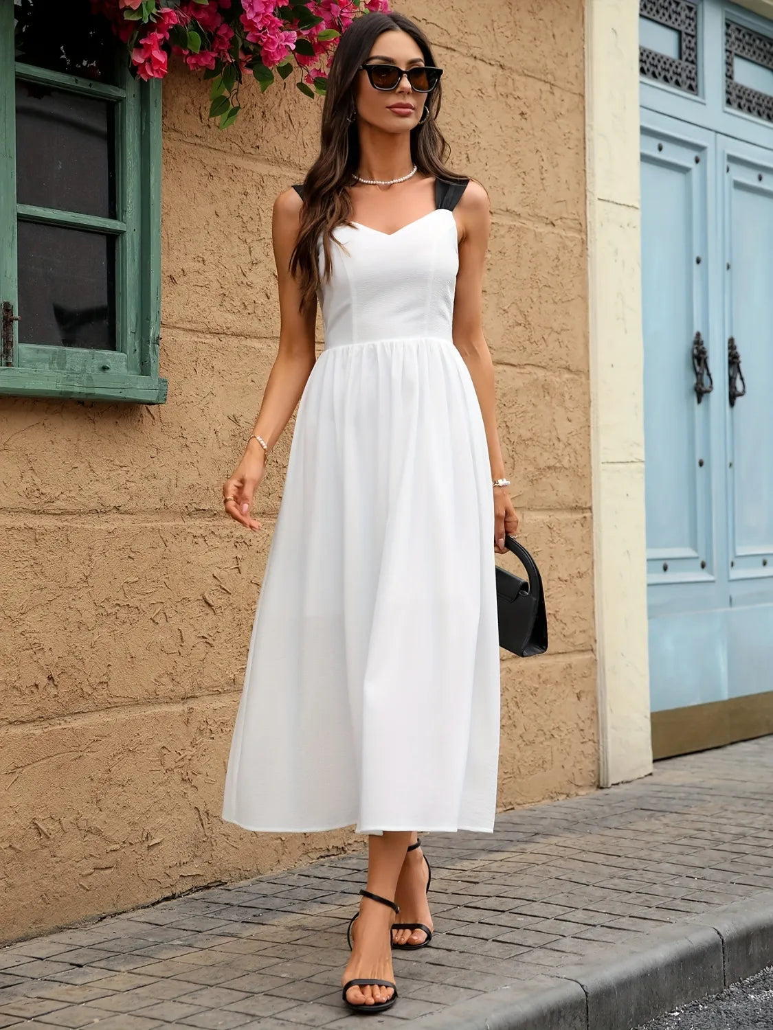 Sweetheart-Neck-Midi-Dress-with-Wide-Straps-Sarunna