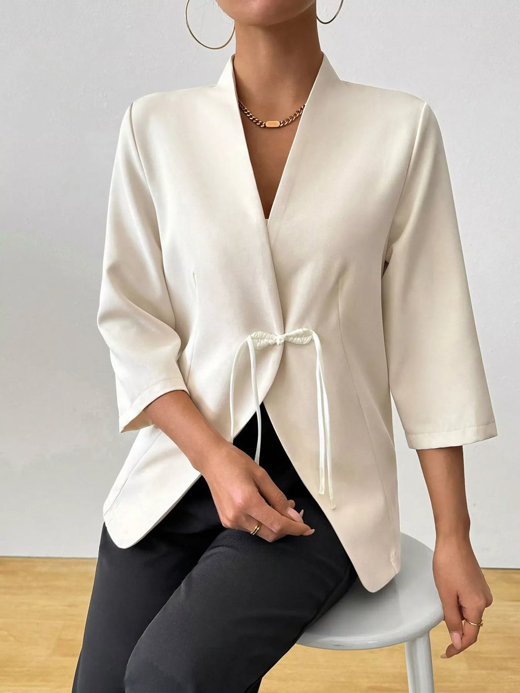 Three-Quarter-Sleeves-Blazer-Sarunna