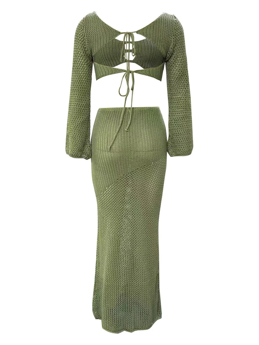 Tie-Front-Long-Sleeve-Top-&-Skirt-Set-Sarunna