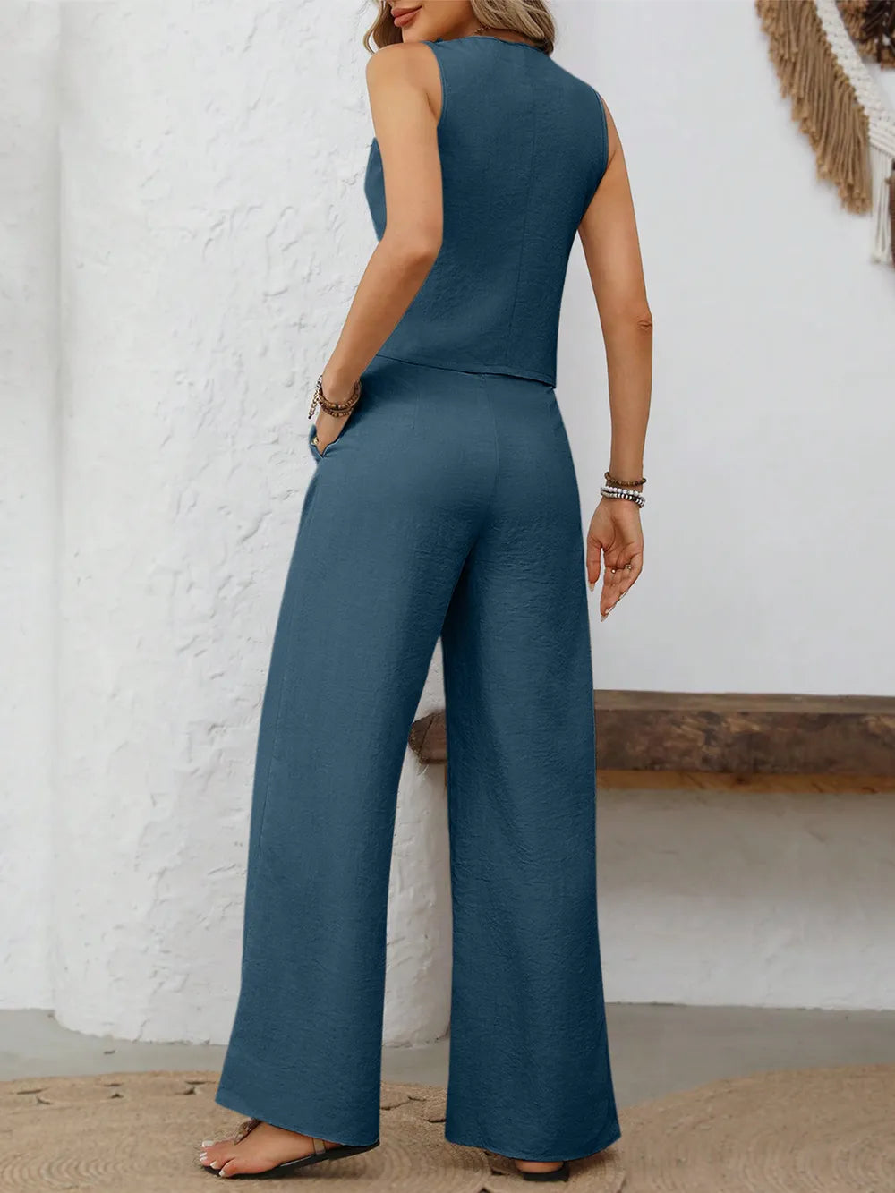 V-Neck-Vest-&-Wide-Leg-Pants-Set-Sarunna