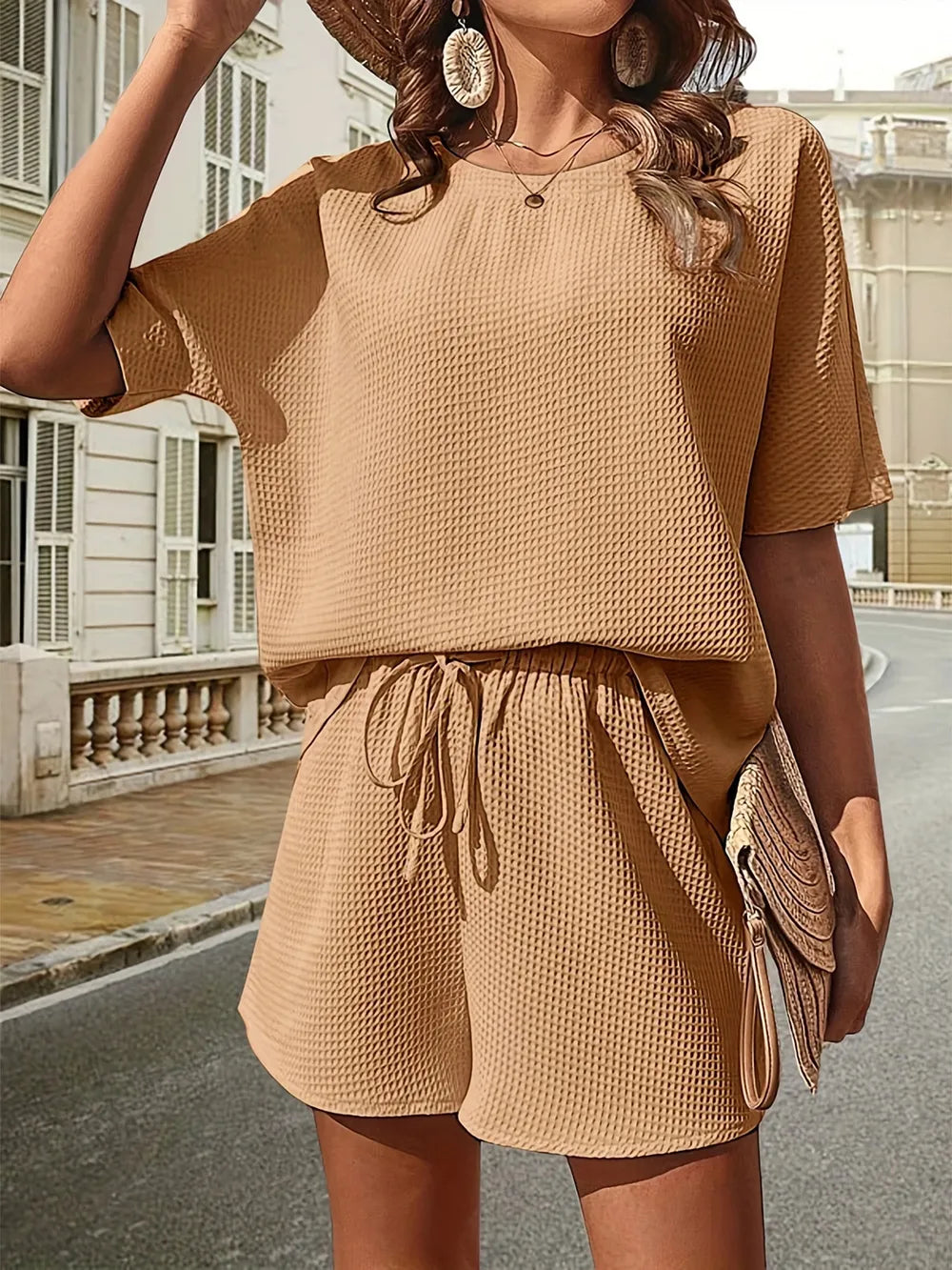 Waffle-Knit-Top-&-Shorts-Set-Sarunna